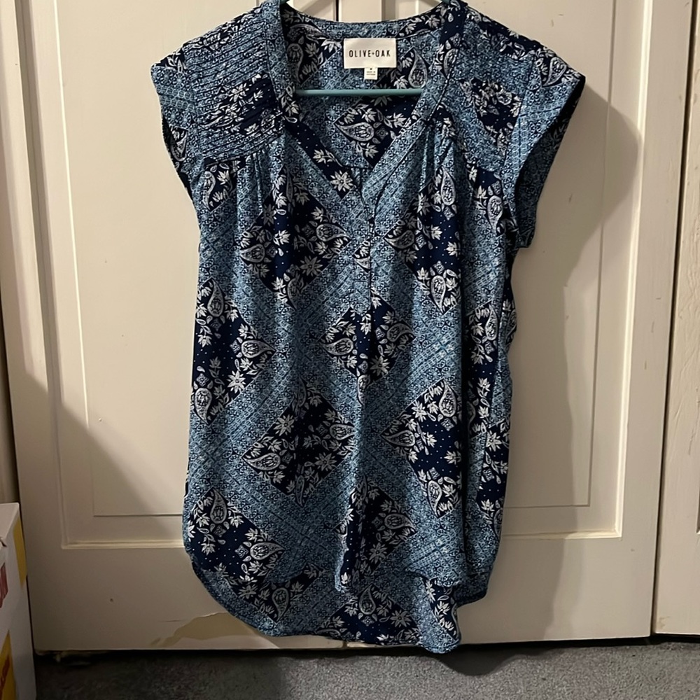 Olive & Oak paisley blouse